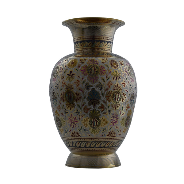 Trident EXIM Handmade Brass Home Decor Jars, Painted Engraved Decorations Of High Quality & Purity