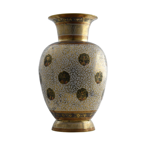 Trident EXIM Handmade Brass Home Decor Jars, Painted Engraved Decorations Of High Quality & Purity